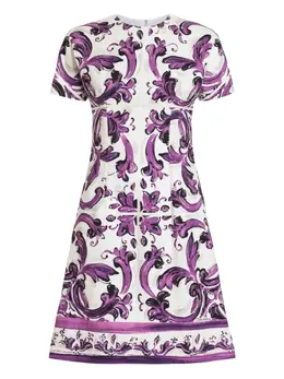 Dolce & Gabbana: Платье  Majolica с принтом