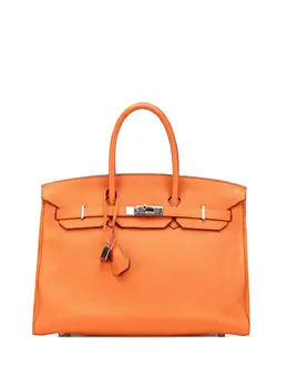 Hermès Pre-Owned: Оранжевая сумка 