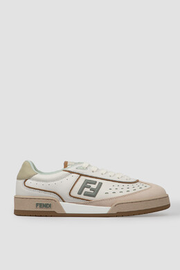 Fendi: Белые кроссовки 
