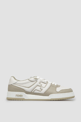 Fendi: Белые кроссовки 