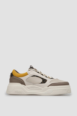 Fendi: Белые кроссовки  Force