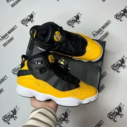 NIKE: Жёлтые кроссовки  Air Jordan