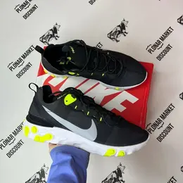NIKE: Жёлтые кроссовки  React Element 55