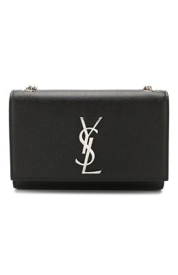 Saint Laurent: Чёрная сумка  Monogram