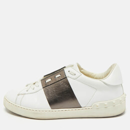 Valentino: Белые кроссовки  Rockstud