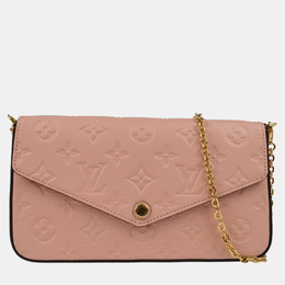 Louis Vuitton: Розовая сумка  Pochette
