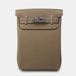 Hermes: Коричневый рюкзак  Kelly