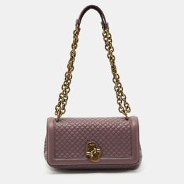 Bottega Veneta: Фиолетовая сумка  Olimpia