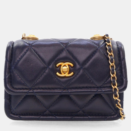Chanel: Синяя сумка 