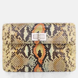Chanel: Многоцветный клатч 