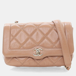 Chanel: Бежевая сумка 