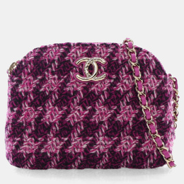 Chanel: Фиолетовый клатч 