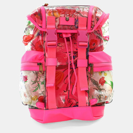 Gucci: Розовый рюкзак  Flora