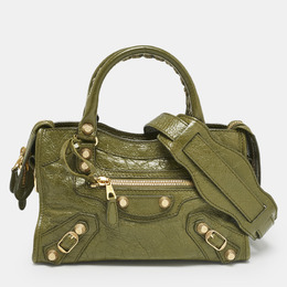 Balenciaga: Зелёная сумка  Classic City