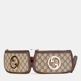 Gucci: Коричневая сумка  GG Supreme