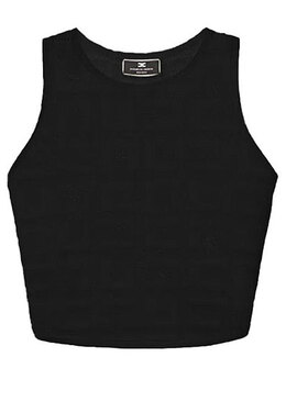 ELISABETTA FRANCHI: Чёрный топ 