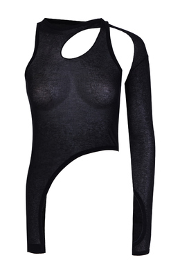 DION LEE: Чёрный топ 