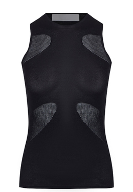 DION LEE: Чёрный топ 
