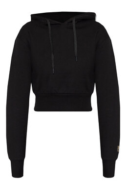 VERSACE JEANS COUTURE: Чёрная толстовка 