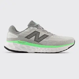 New Balance: Серые кроссовки 