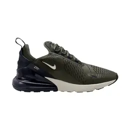 Nike: Зелёные кроссовки  Air Max 270