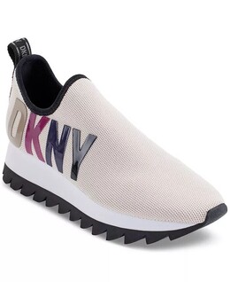 DKNY: Серые кроссовки 