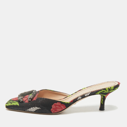 Gucci: Чёрные сабо  Dionysus