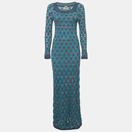 M Missoni: Голубое платье 