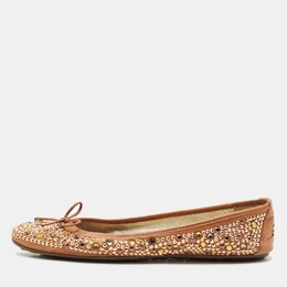 Jimmy Choo: Коричневые балетки 