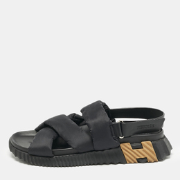 Hermes: Чёрные сандалии 
