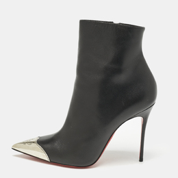 Christian Louboutin: Чёрные ботинки 