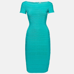 Herve Leger: Голубое платье 