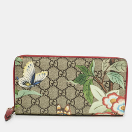 Gucci: Красный кошелёк  GG Supreme