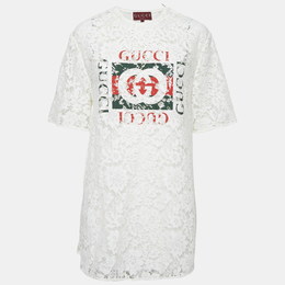 Gucci: Белое платье 