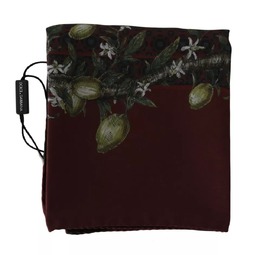 Dolce & Gabbana: Бордовый шарф 