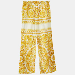 Versace: Белые брюки 