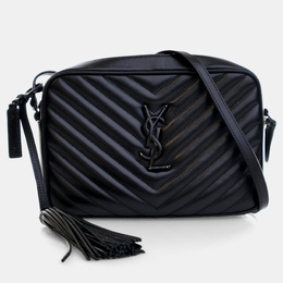 Saint Laurent Paris: Чёрная сумка  Lou