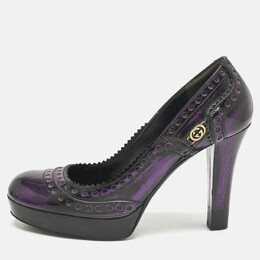 Gucci: Фиолетовые туфли 