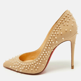 Christian Louboutin: Бежевые туфли 