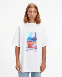 Calvin Klein Jeans: Белая футболка 