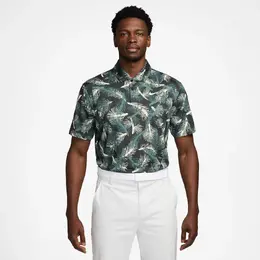 Nike: Зелёное поло  Dri FIT