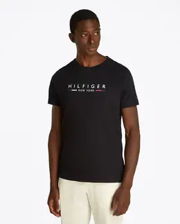 Tommy Hilfiger: Чёрная футболка 