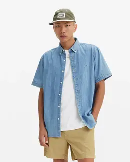Levi's: Синяя рубашка 