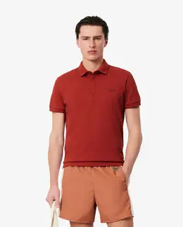 Lacoste: Коричневая рубашка 