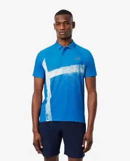 Lacoste: Синяя рубашка  Djokovic