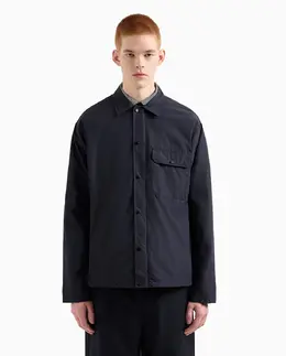 Armani Exchange: Тёмная рубашка 