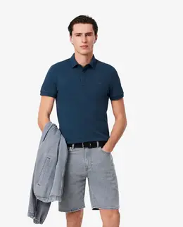 Lacoste: Синяя рубашка 