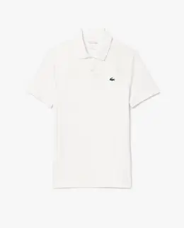 Lacoste: Белое поло 
