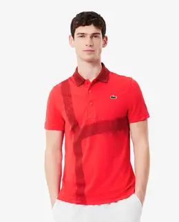 Lacoste: Красная рубашка  Djokovic
