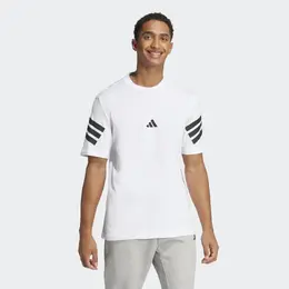 Adidas: Белая футболка 